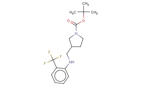 1-BOC-3-[[(2-TRIFLUOROMETHYL-PHENYL)-AMINO]-METHYL]-PYRROLIDINE